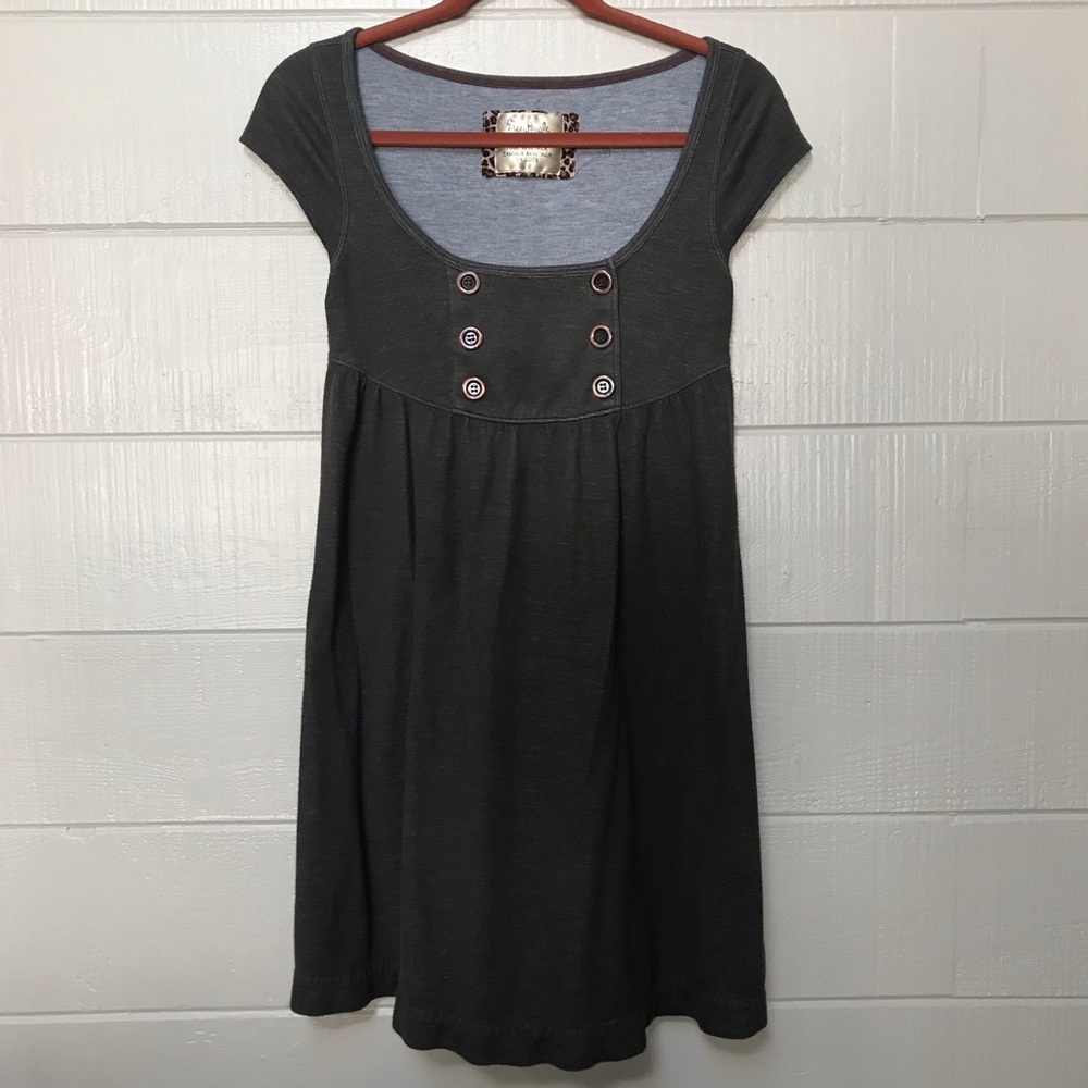 Free People • Army Green Short A-Line Dress Small